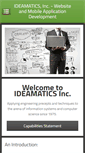 Mobile Screenshot of ideamatics.com